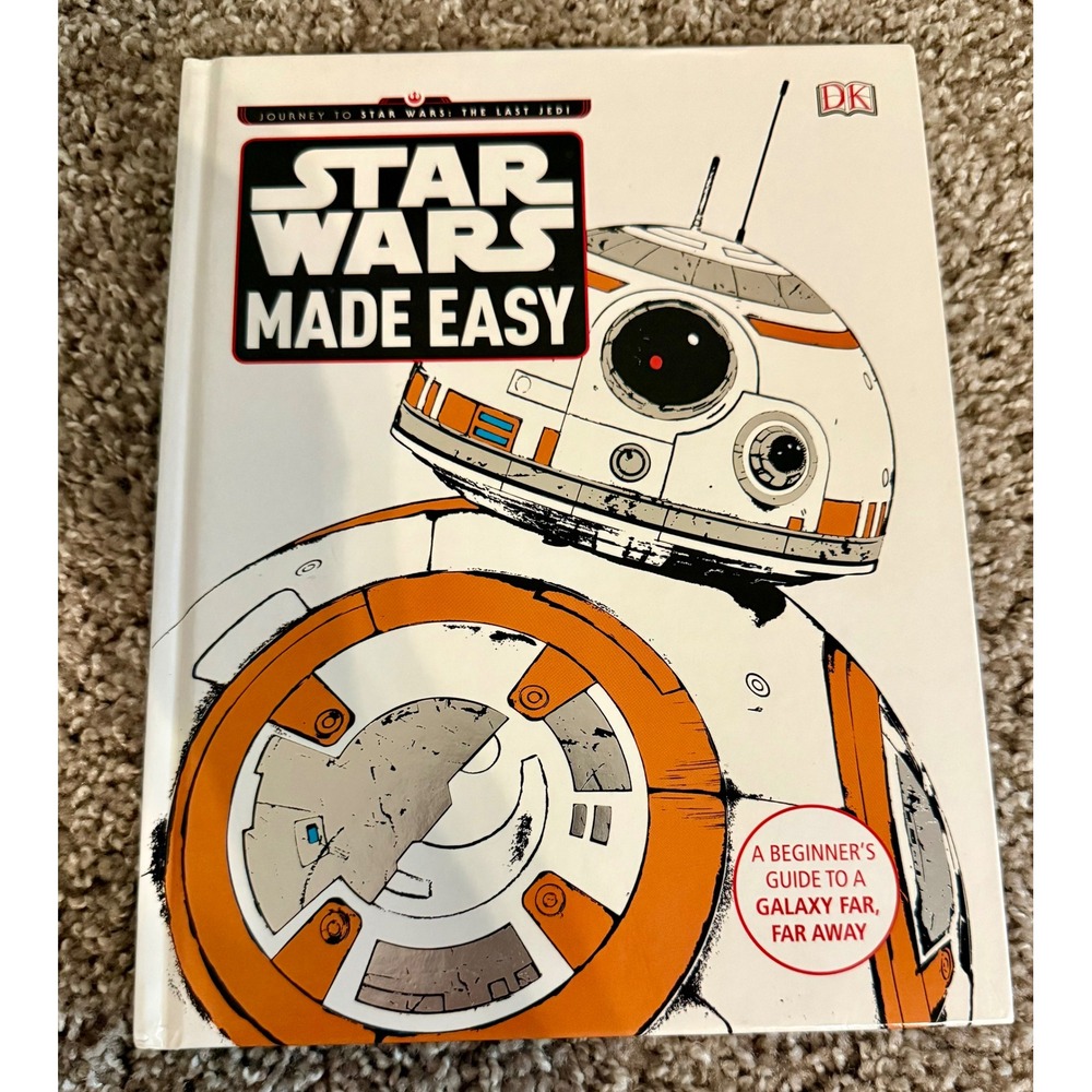 DK Star Wars Made Easy Book Kids Excellent Beginners Guide BB-8 Hardcover